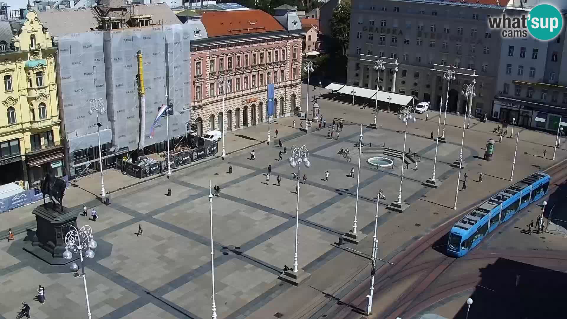 Ban Jelačić live cam Zagreb – Hotel Dubrovnik