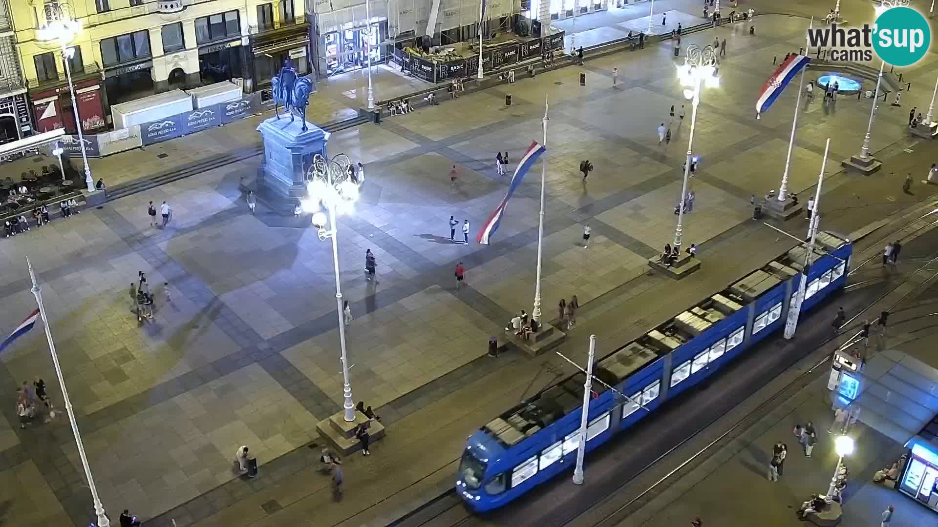 LIVE Webcam Zagreb Hotel Dubrovnik | Ban Jelačić square