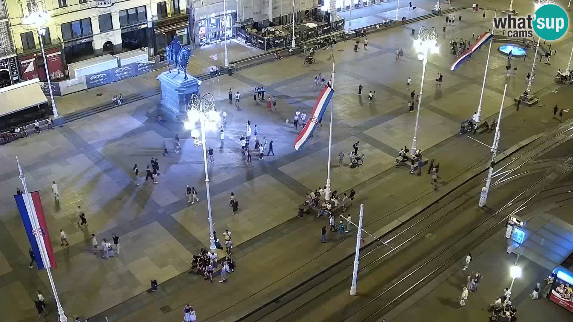 LIVE Webcam Zagreb Hotel Dubrovnik | Ban Jelačić square