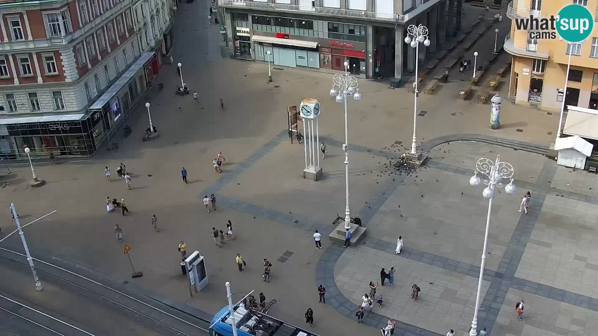 Piazza Ban Jelačić livecam Zagreb – Hotel Dubrovnik