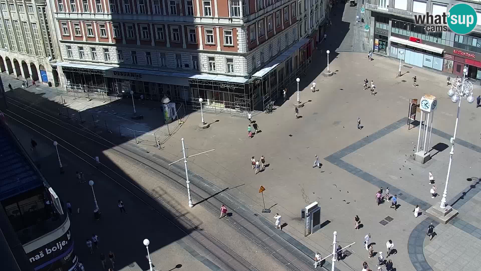 Piazza Ban Jelačić livecam Zagreb – Hotel Dubrovnik