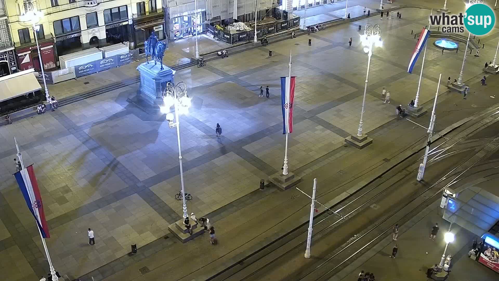Piazza Ban Jelačić livecam Zagreb – Hotel Dubrovnik