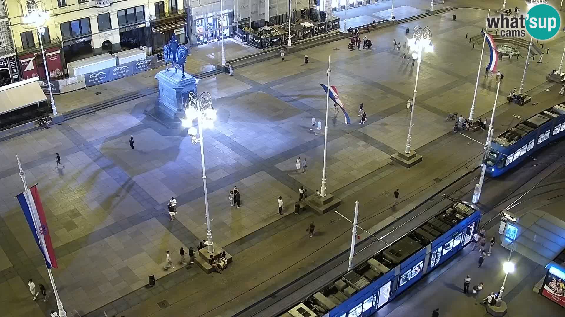 Plaza Ban Jelačić camera en vivo Zagreb – Hotel Dubrovnik