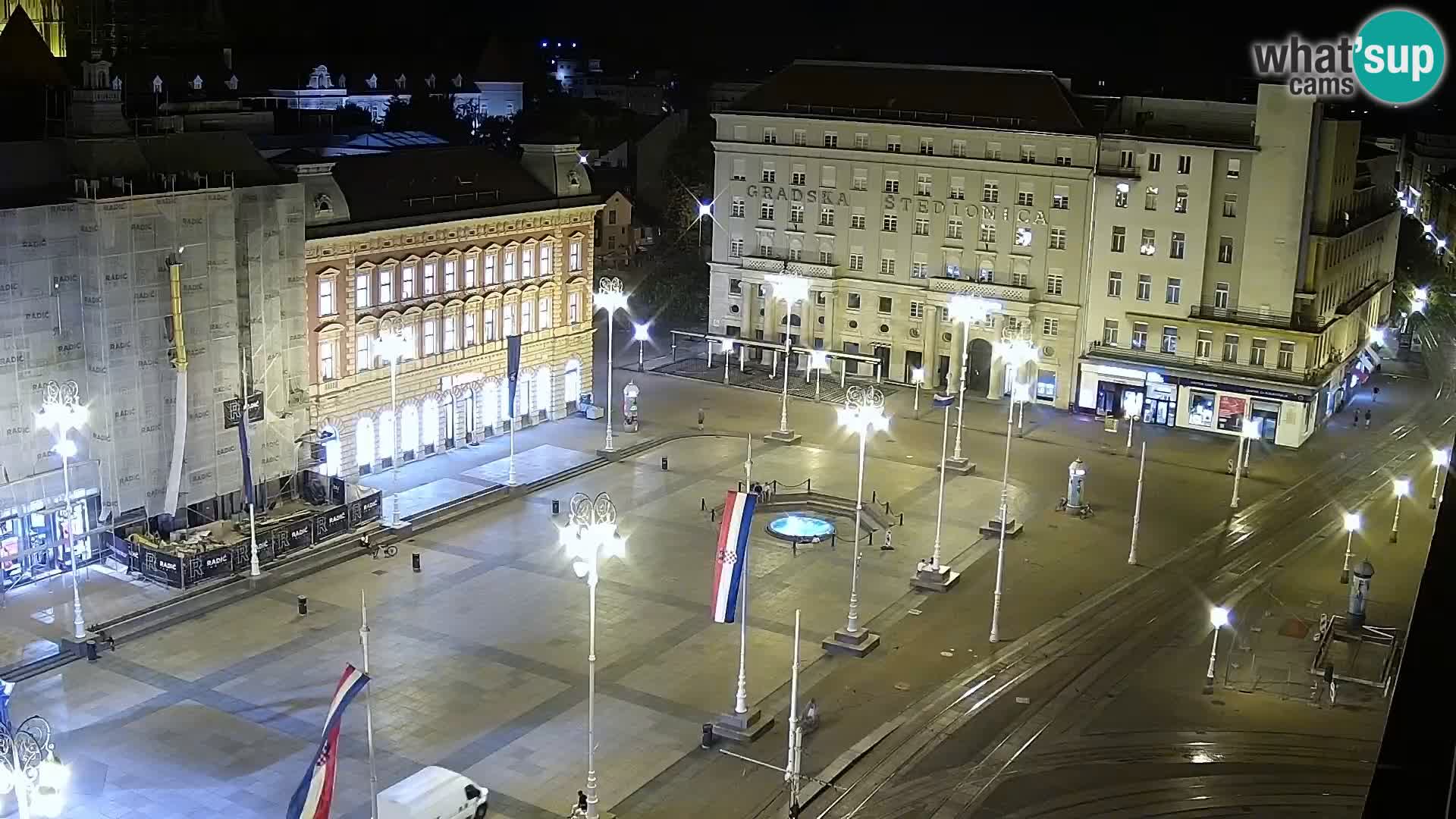 Plaza Ban Jelačić camera en vivo Zagreb – Hotel Dubrovnik