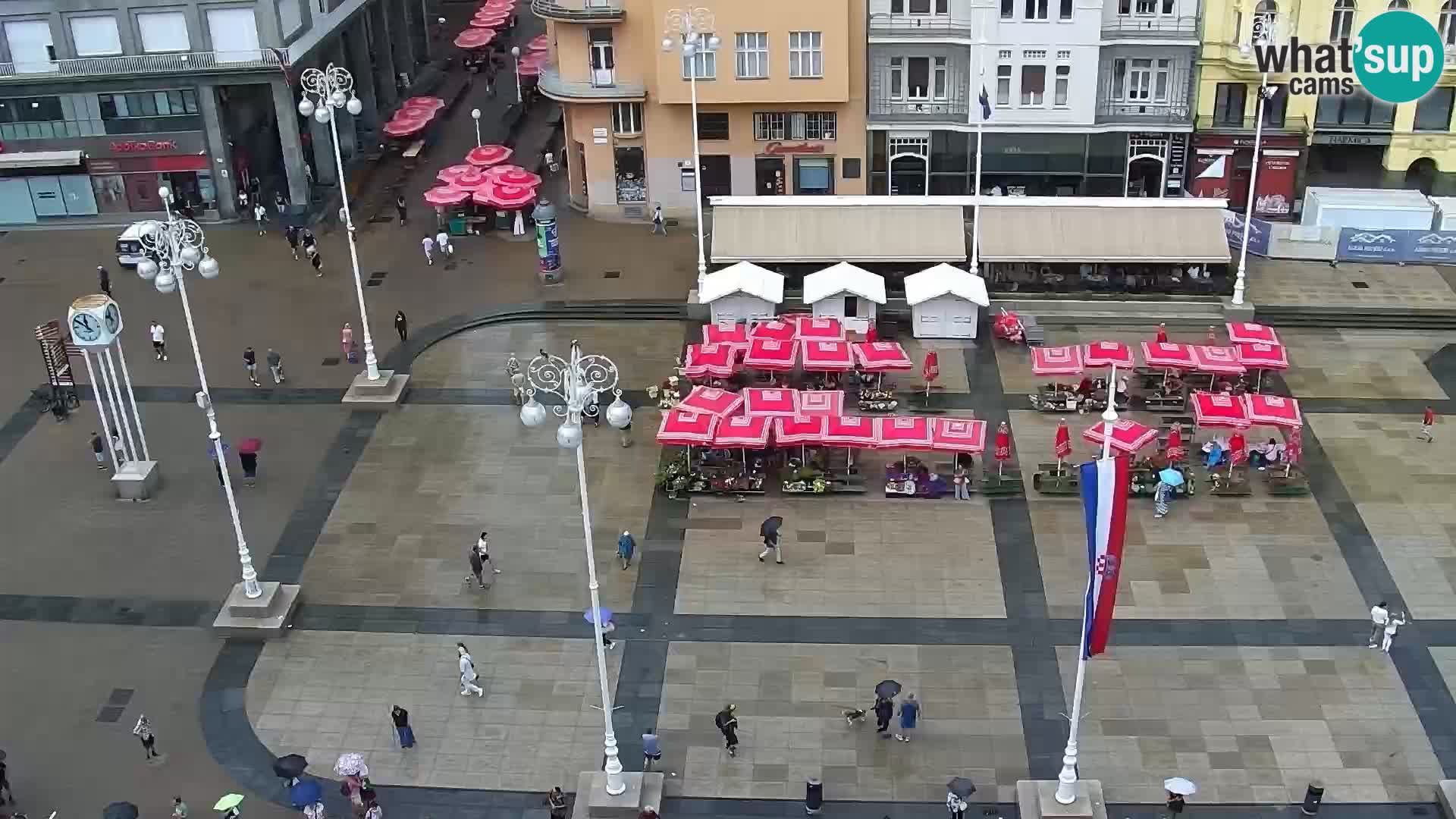 Plaza Ban Jelačić camera en vivo Zagreb – Hotel Dubrovnik