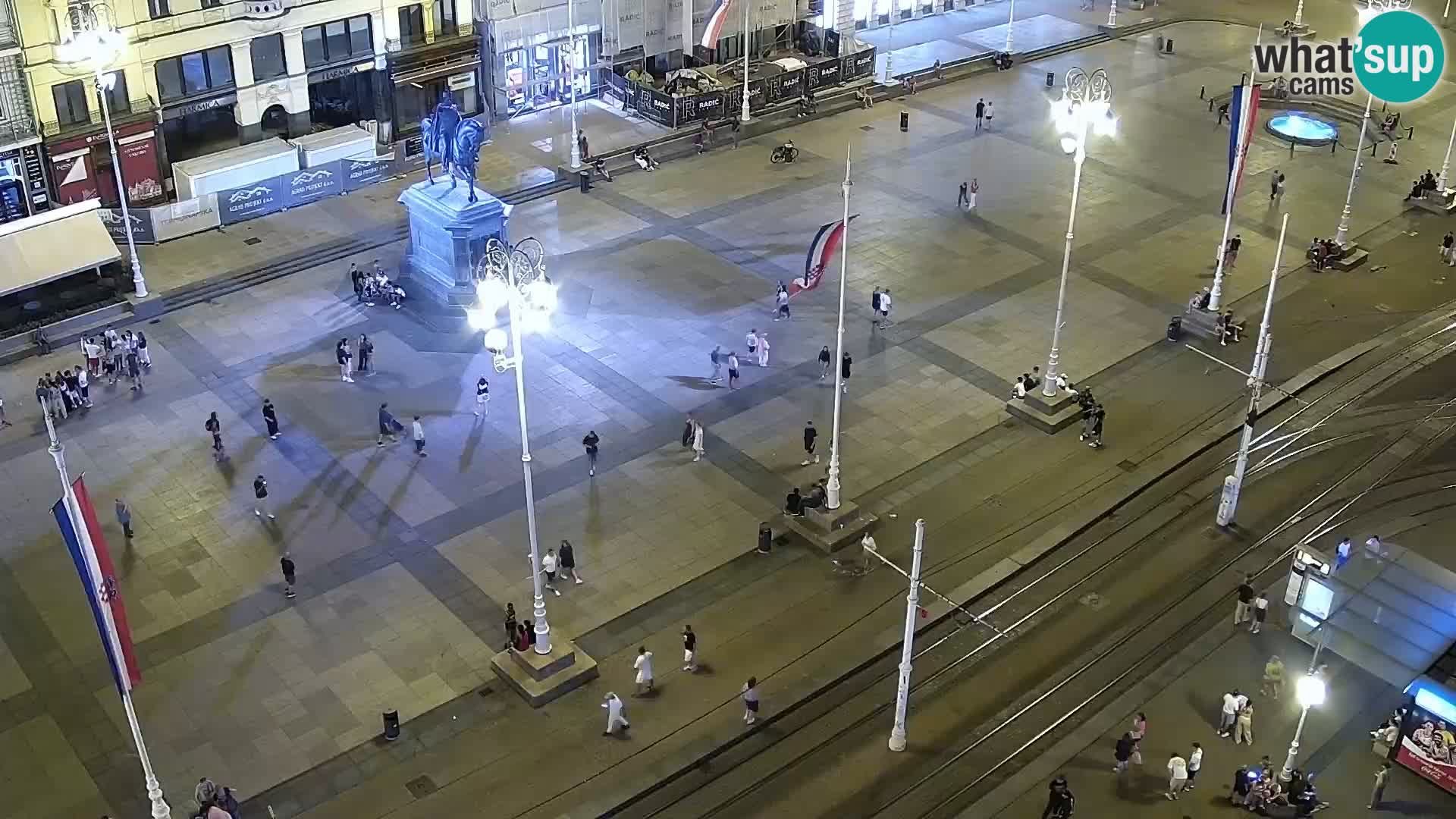 Ban Jelačić Platz  Live webcam Zagreb – Hotel Dubrovnik