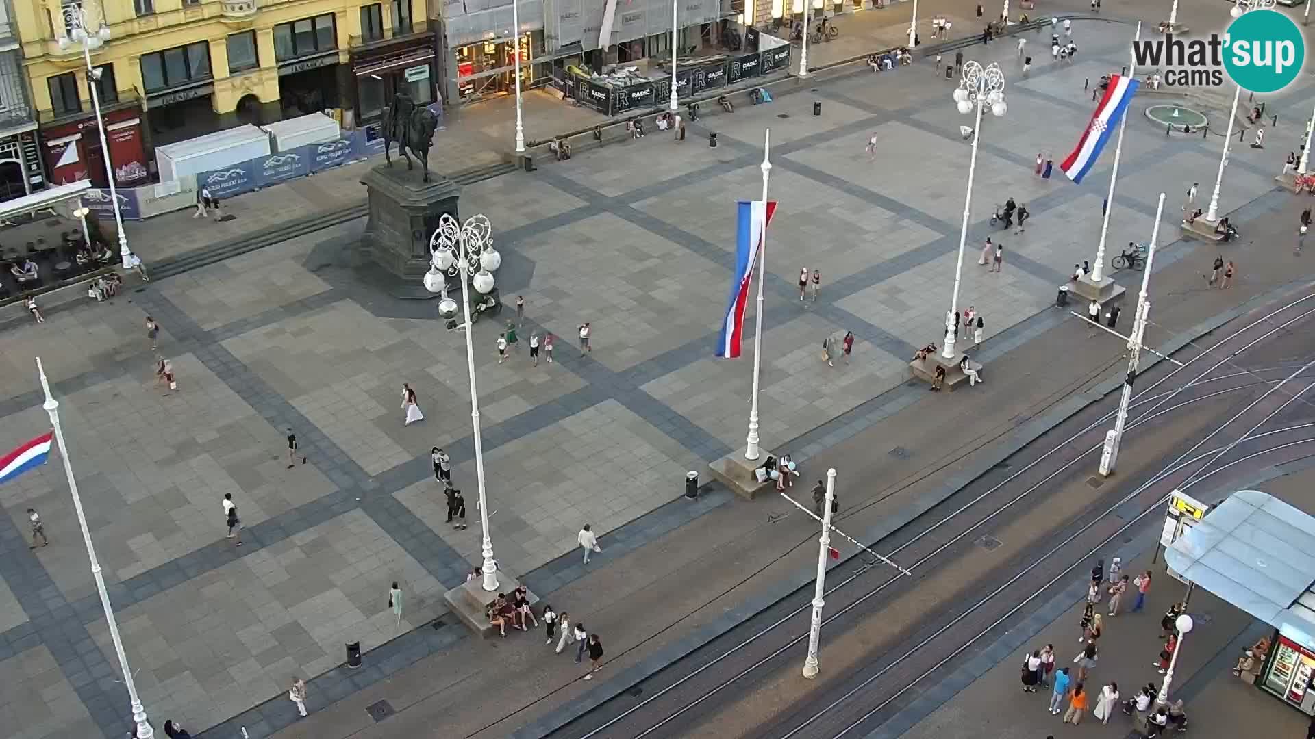 Plaza Ban Jelačić camera en vivo Zagreb – Hotel Dubrovnik