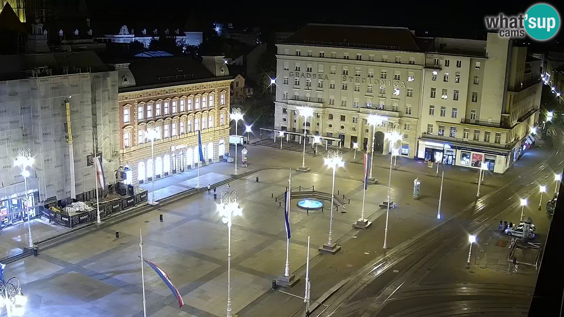 Plaza Ban Jelačić camera en vivo Zagreb – Hotel Dubrovnik