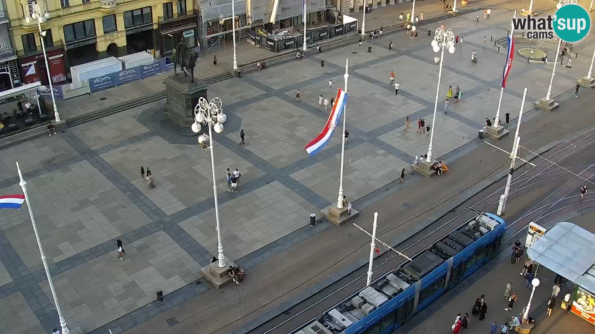LIVE Webcam Zagreb Hotel Dubrovnik | Ban Jelačić square