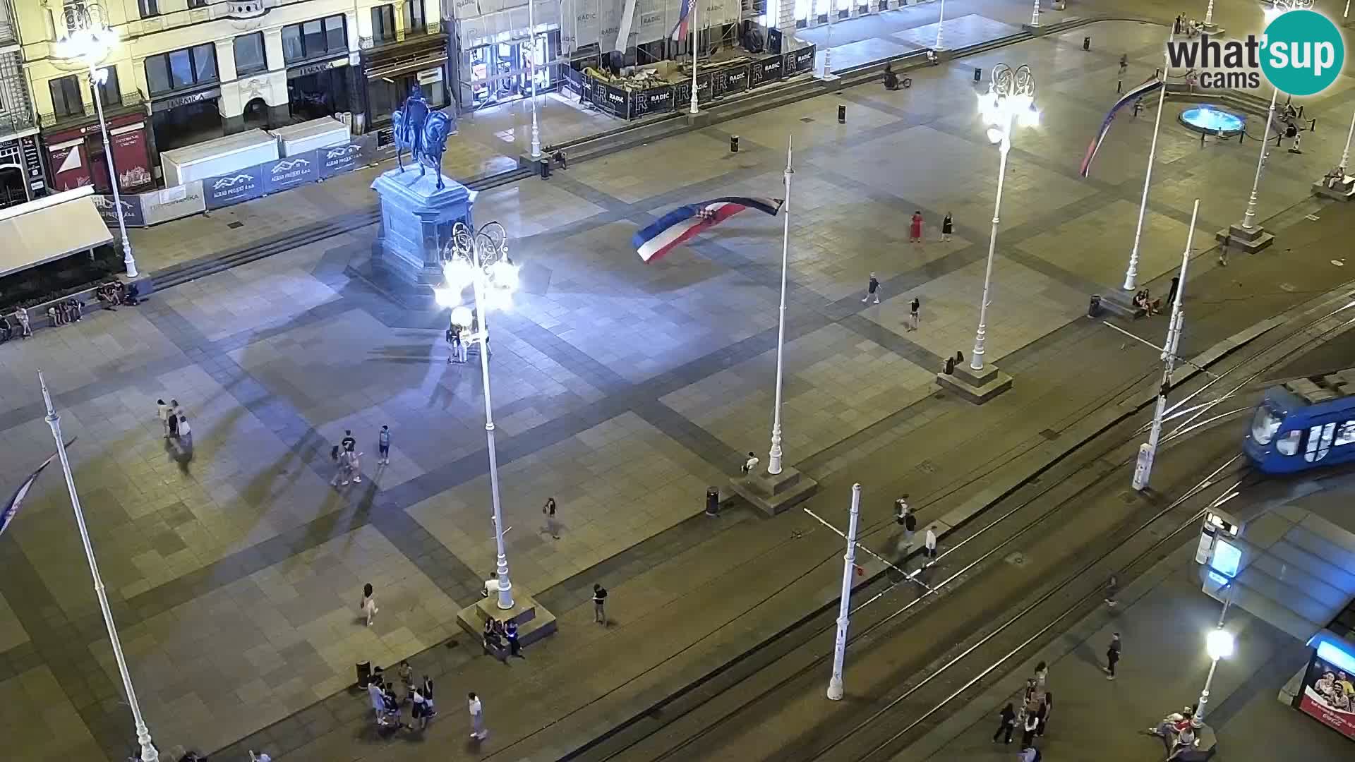 LIVE Webcam Zagreb Hotel Dubrovnik | Ban Jelačić square