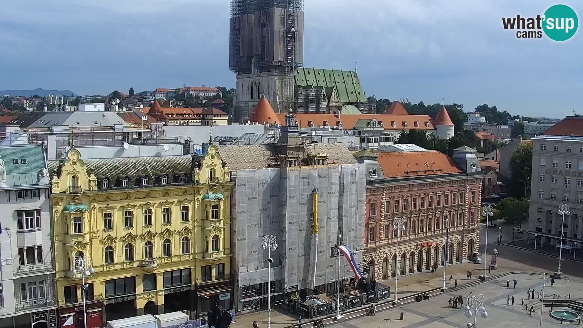 Piazza Ban Jelačić livecam Zagreb – Hotel Dubrovnik