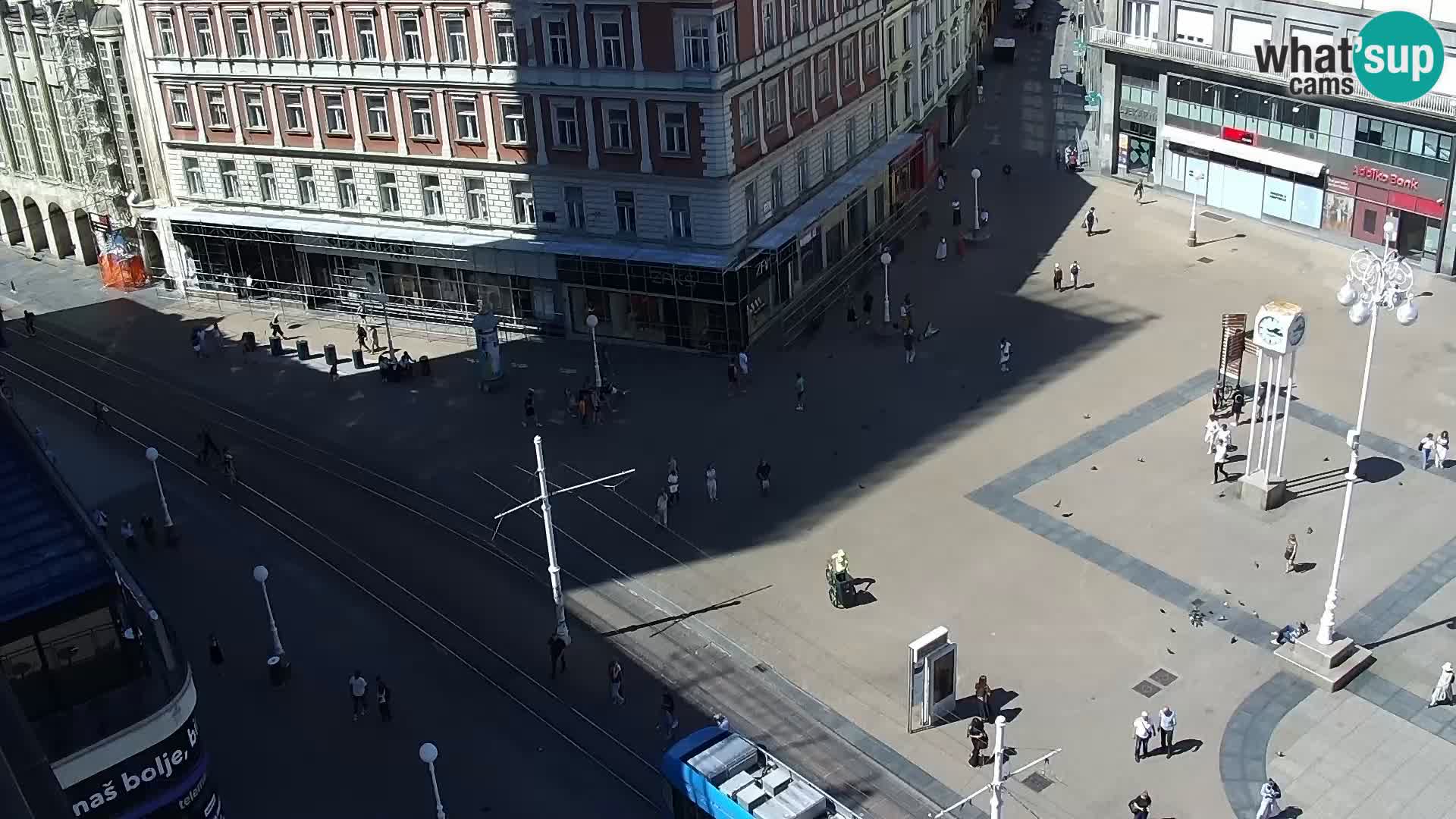 Ban Jelačić Platz  Live webcam Zagreb – Hotel Dubrovnik