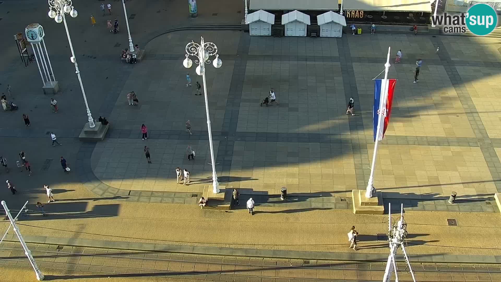 LIVE Webcam Zagreb Hotel Dubrovnik | Ban Jelačić square