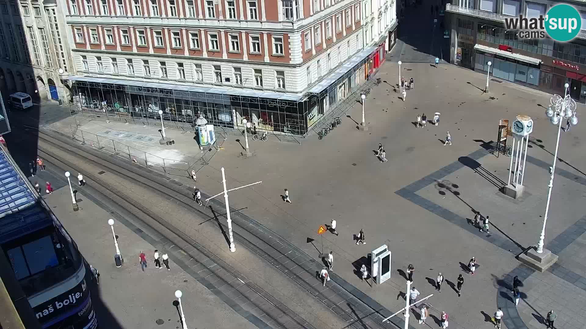 LIVE Webcam Zagreb Hotel Dubrovnik | Ban Jelačić square