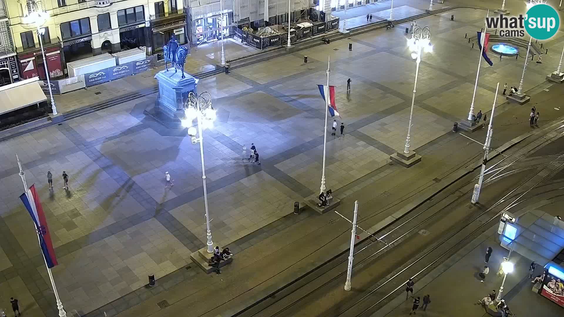 LIVE Webcam Zagreb Hotel Dubrovnik | Ban Jelačić square