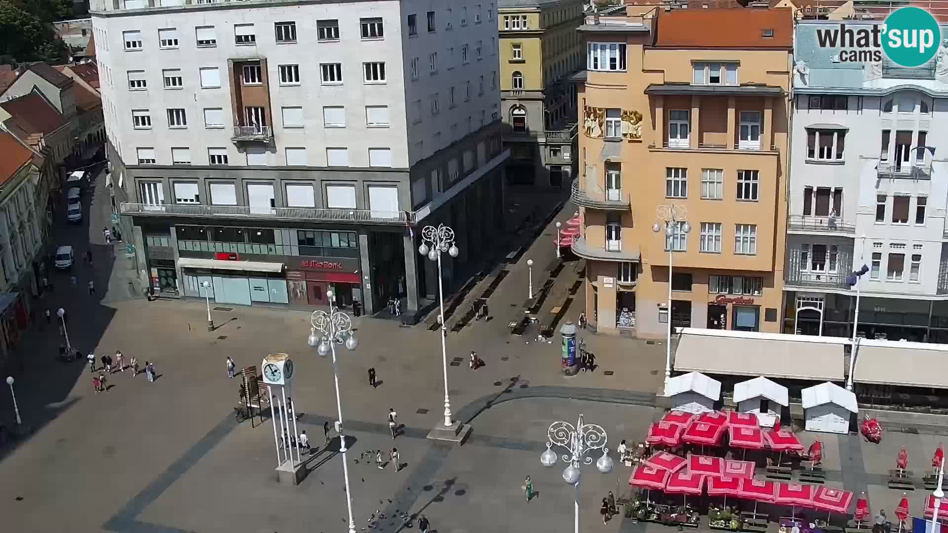 Ban Jelačić live cam Zagreb – Hotel Dubrovnik