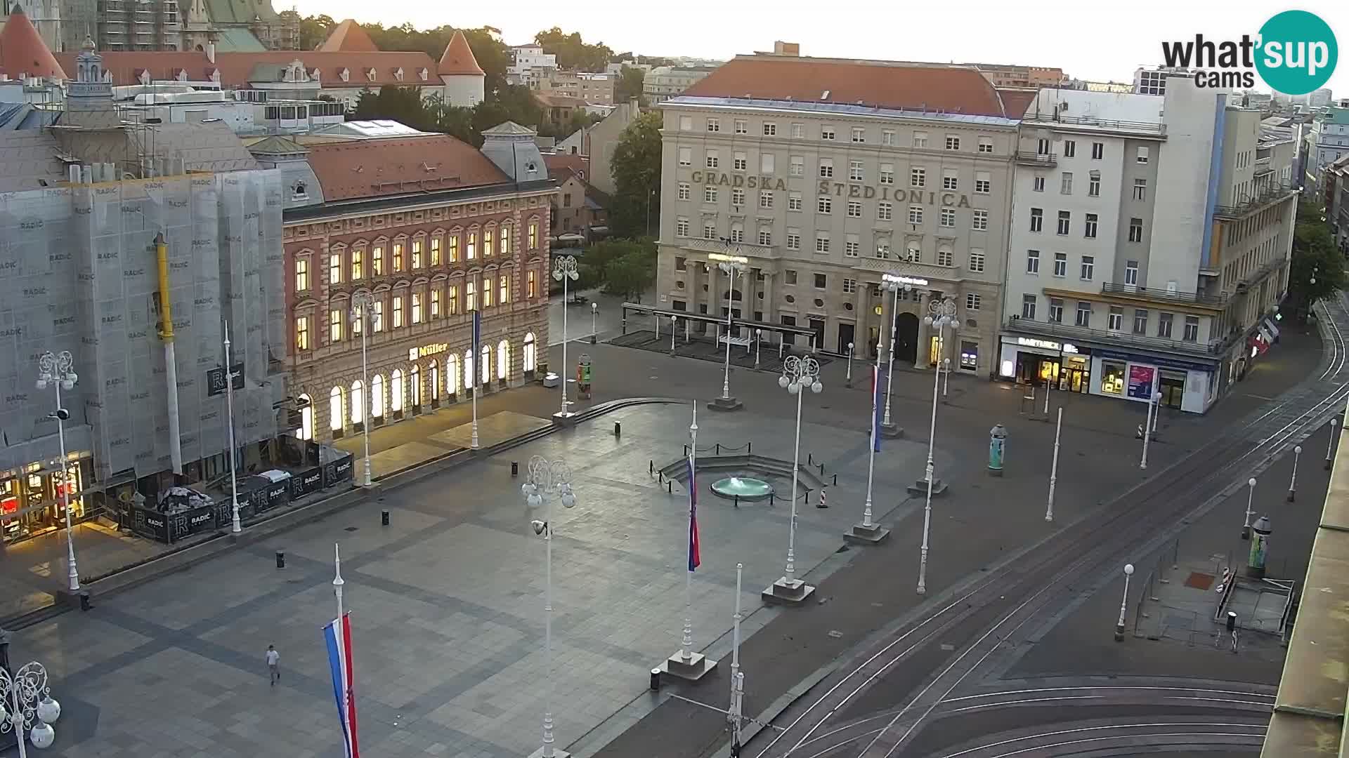 Ban Jelačić Platz Live webcam Zagreb – Hotel Dubrovnik