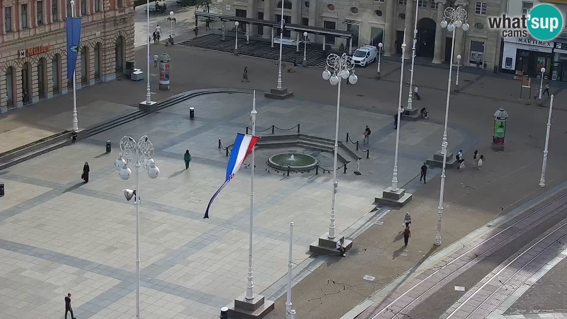 LIVE Webcam Zagreb Hotel Dubrovnik | Ban Jelačić square