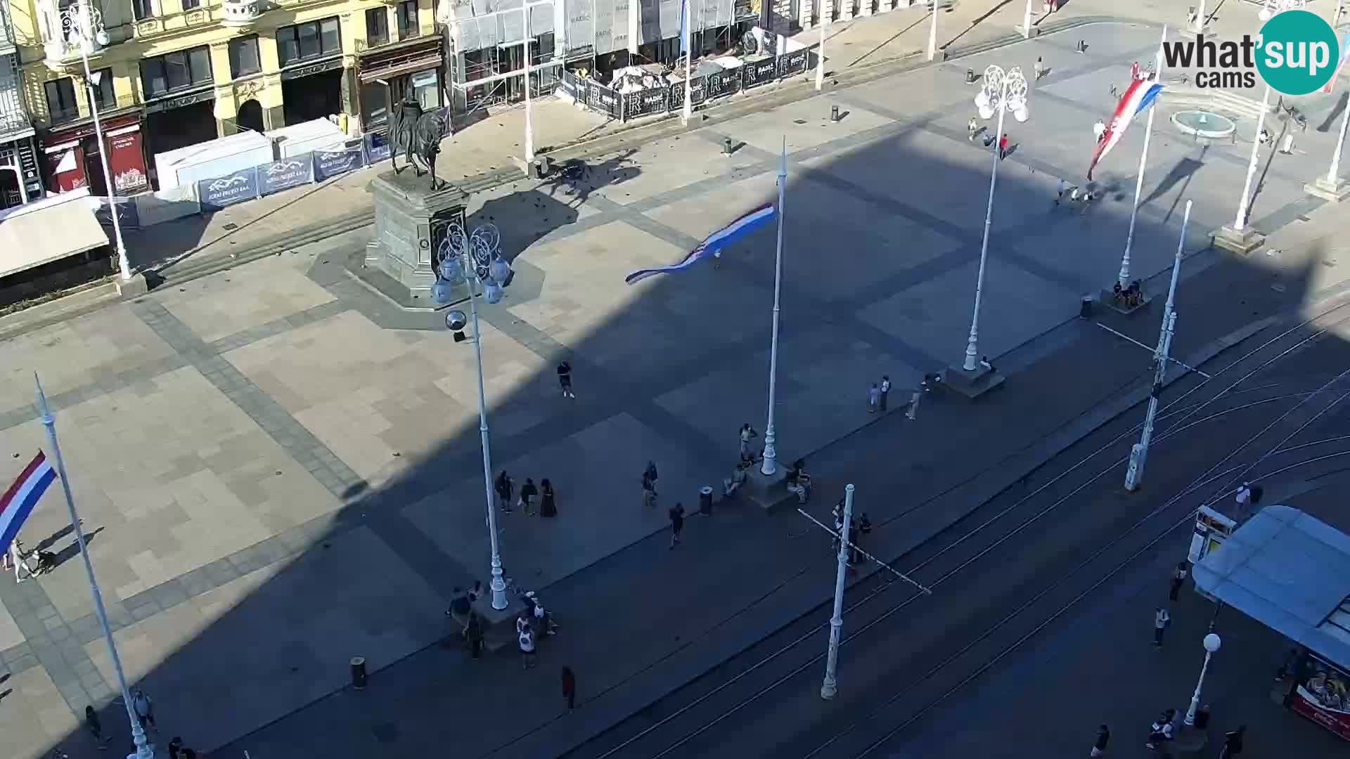 LIVE Webcam Zagreb Hotel Dubrovnik | Ban Jelačić square