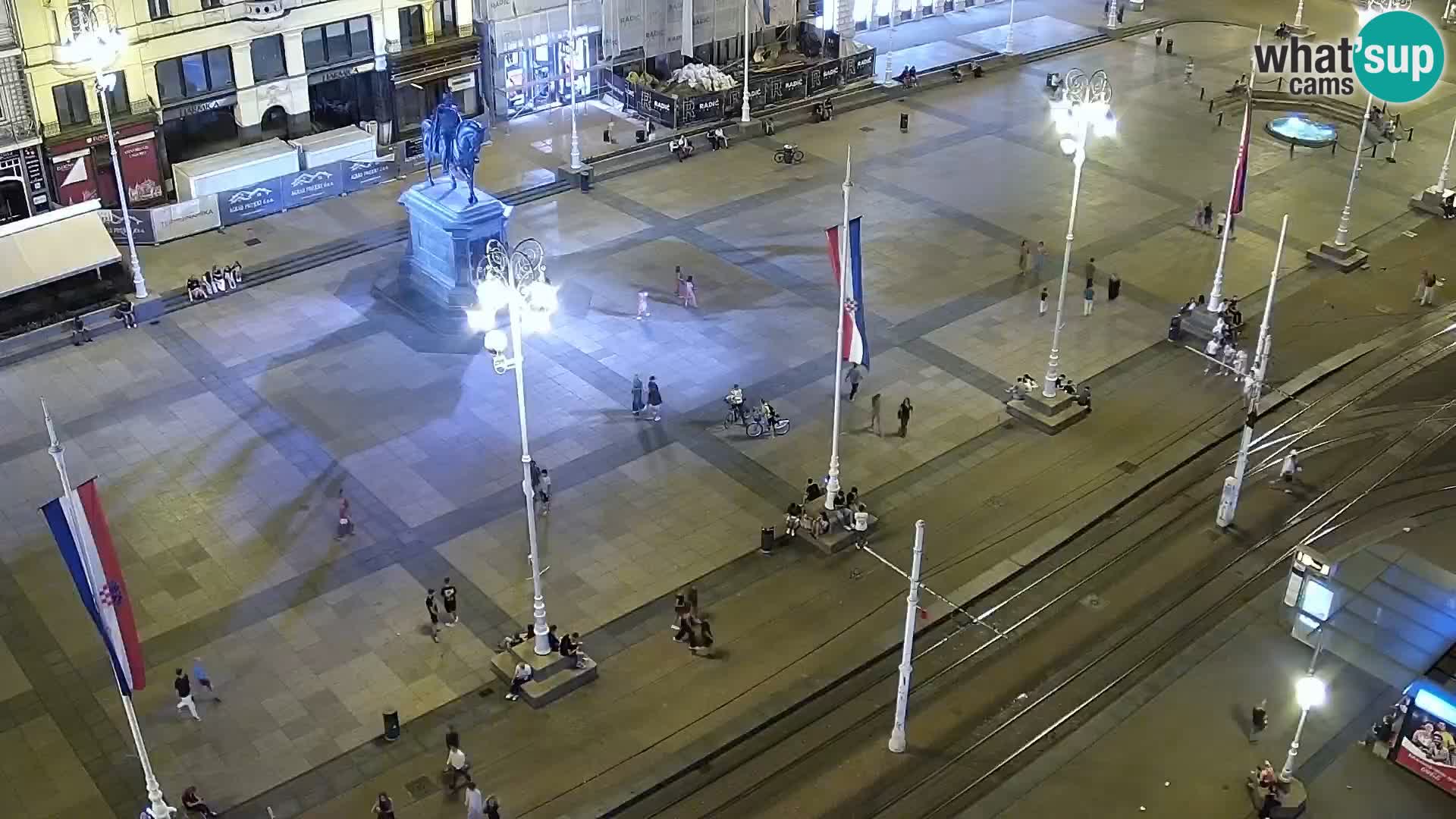 Ban Jelačić Platz  Live webcam Zagreb – Hotel Dubrovnik