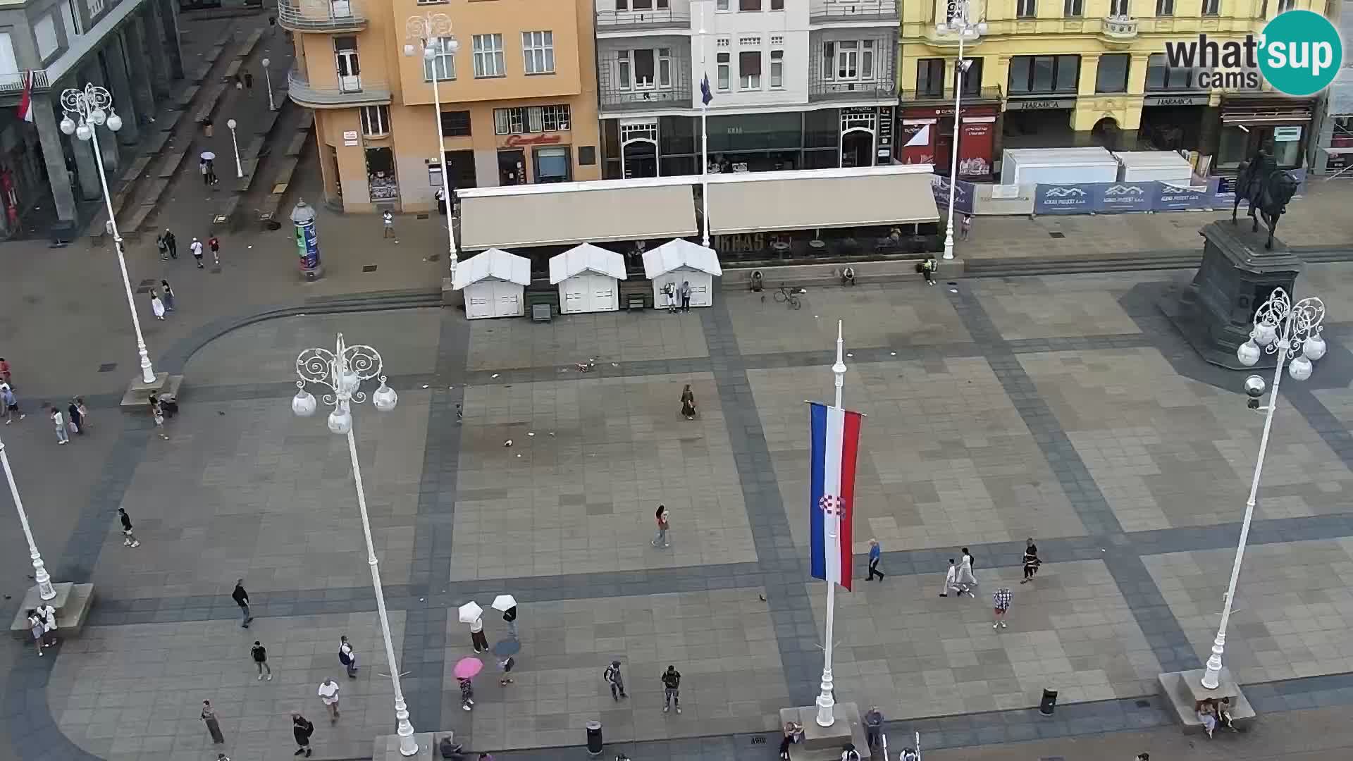 Ban Jelačić Platz  Live webcam Zagreb – Hotel Dubrovnik