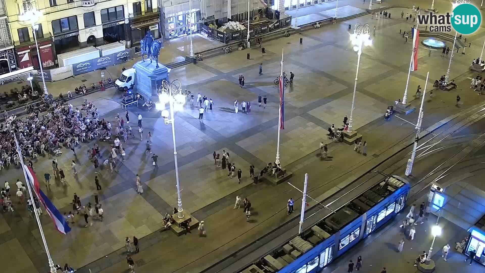 Plaza Ban Jelačić camera en vivo Zagreb – Hotel Dubrovnik