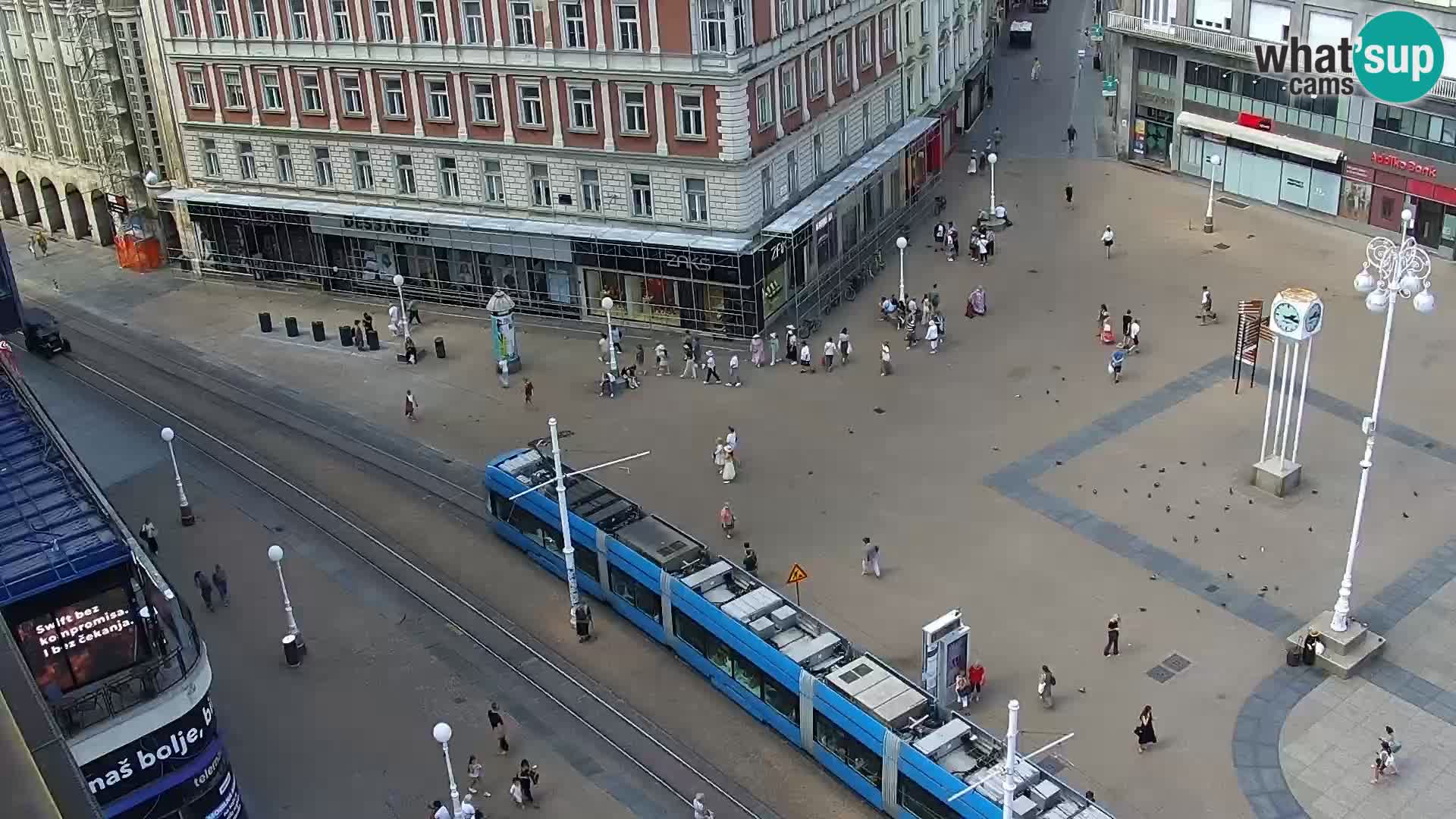 Ban Jelačić Platz  Live webcam Zagreb – Hotel Dubrovnik