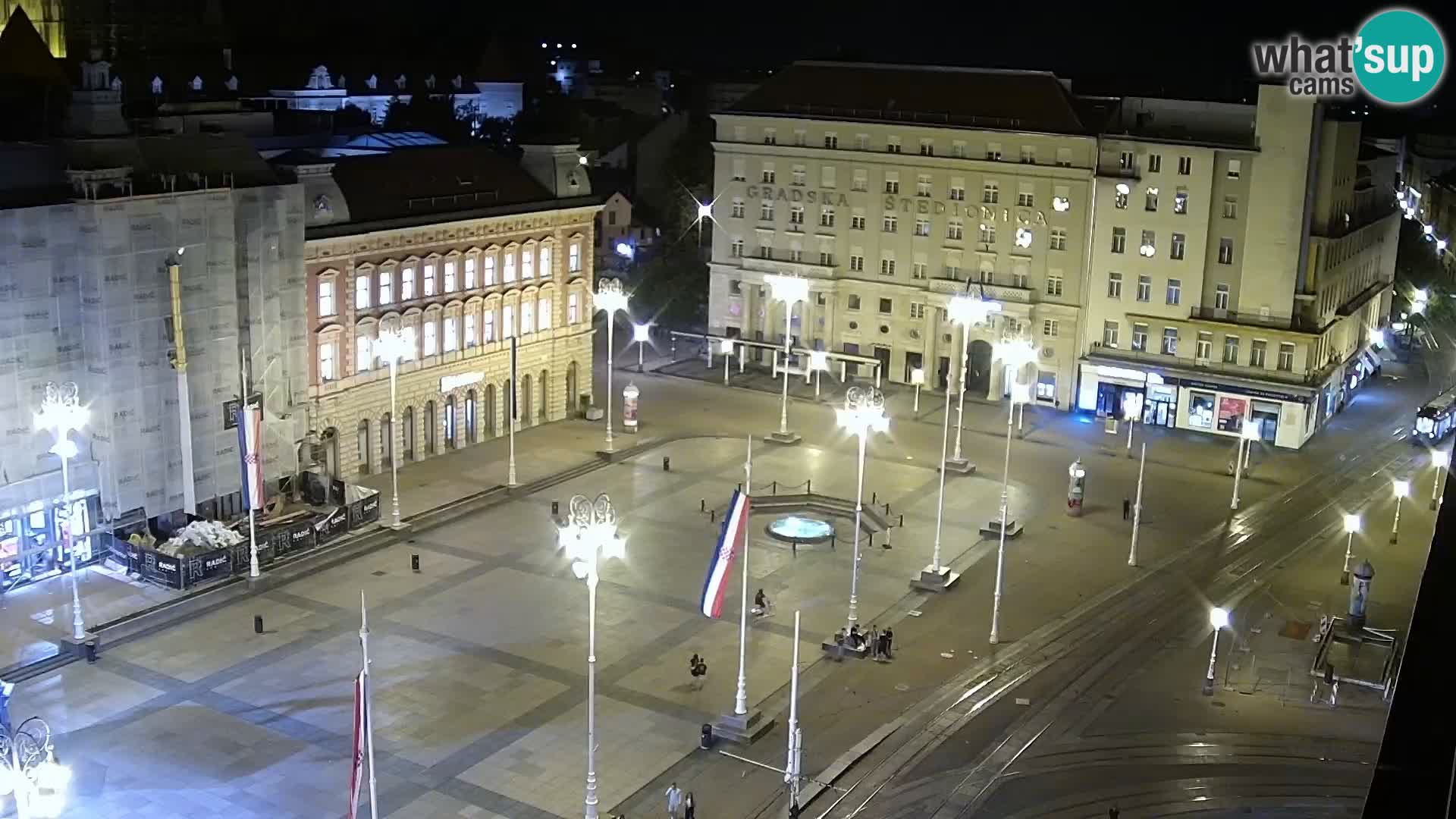 LIVE Webcam Zagreb Hotel Dubrovnik | Ban Jelačić square