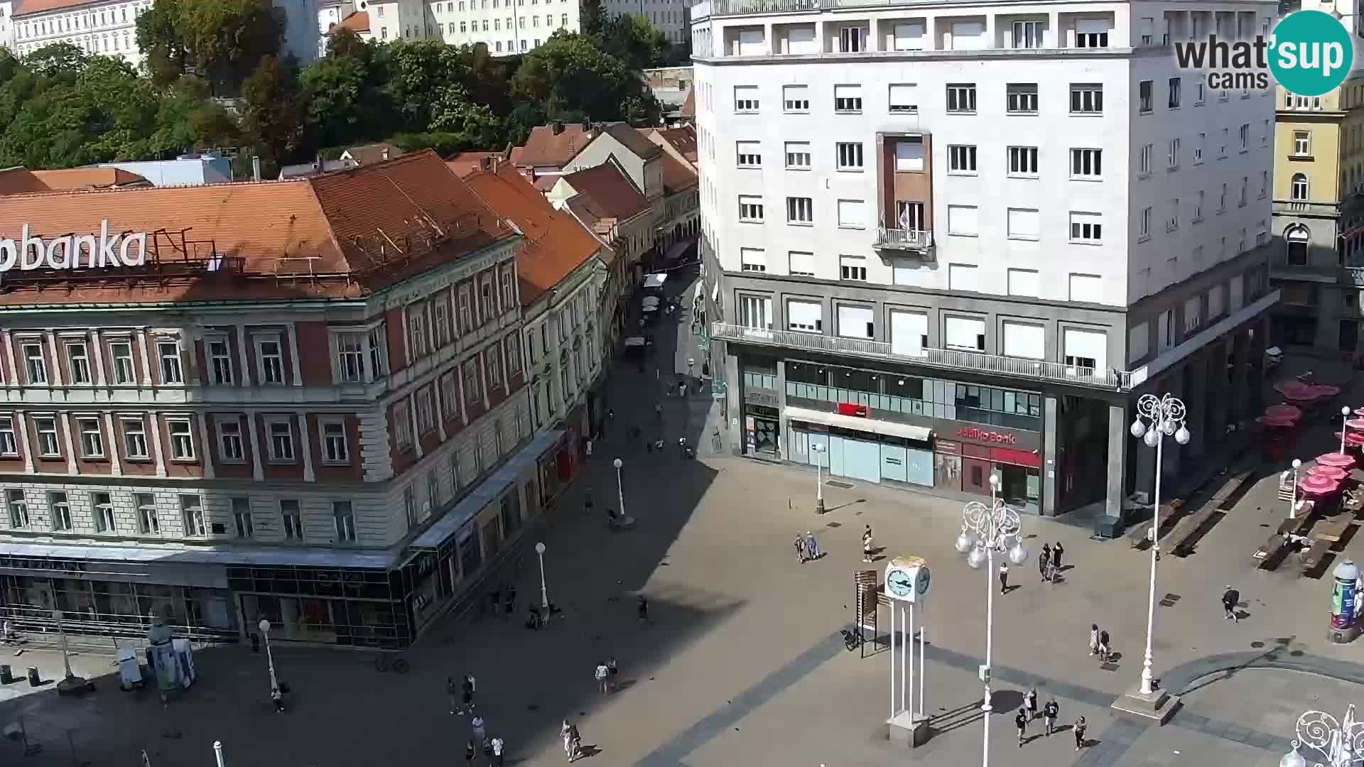 LIVE Webcam Zagreb Hotel Dubrovnik | Ban Jelačić square