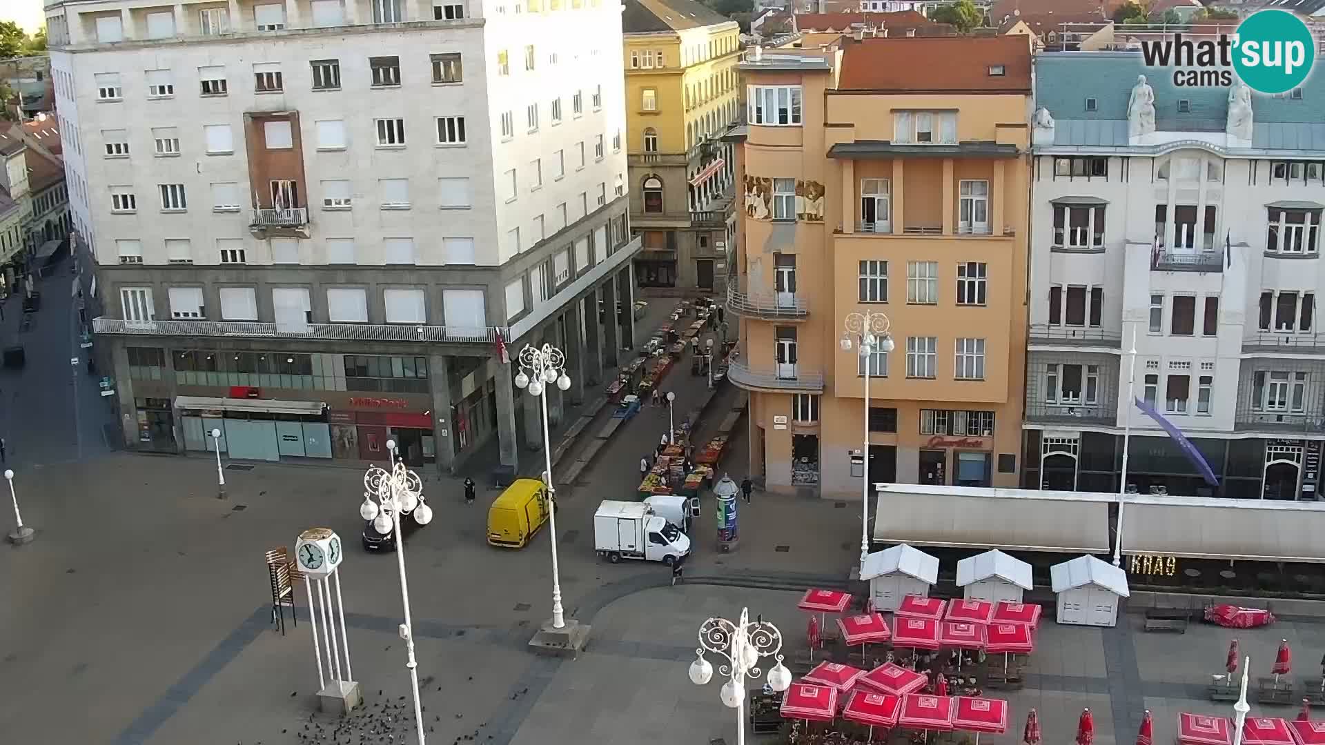 LIVE Webcam Zagreb Hotel Dubrovnik | Ban Jelačić square