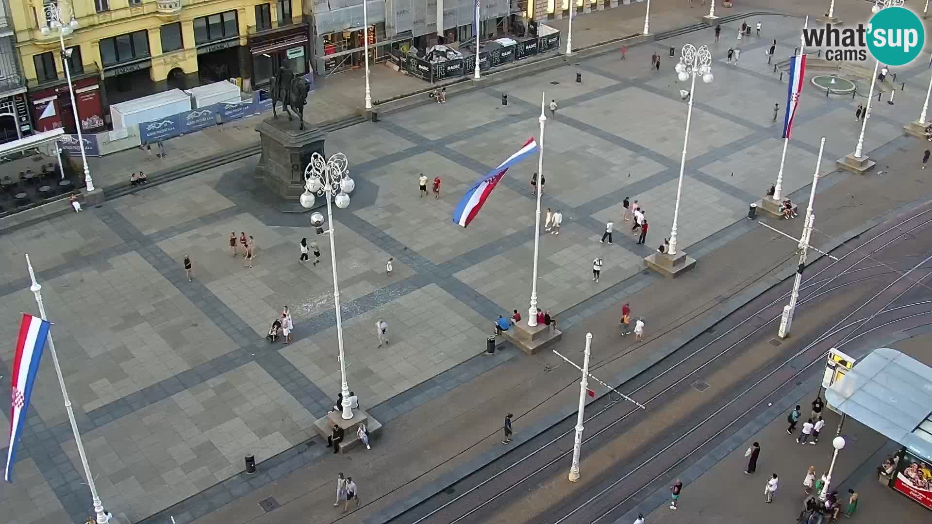 LIVE Webcam Zagreb Hotel Dubrovnik | Ban Jelačić square