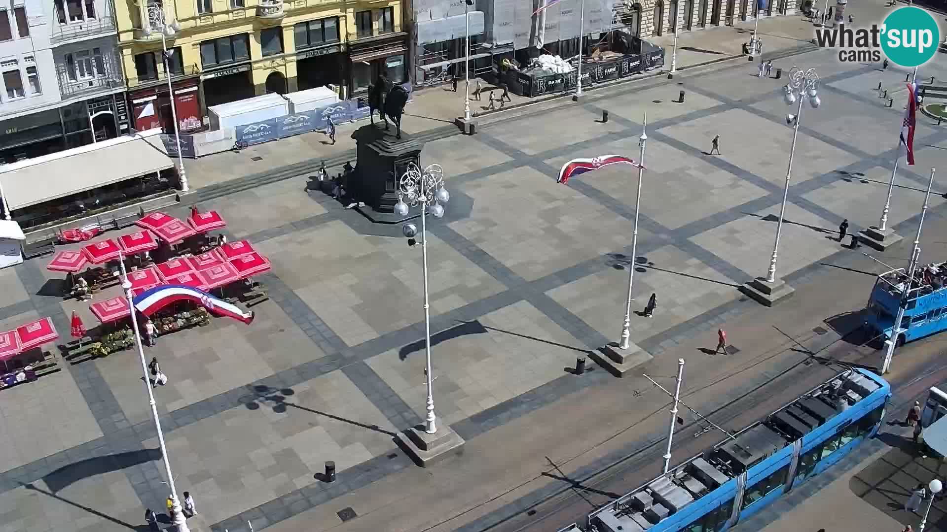 Piazza Ban Jelačić livecam Zagreb – Hotel Dubrovnik