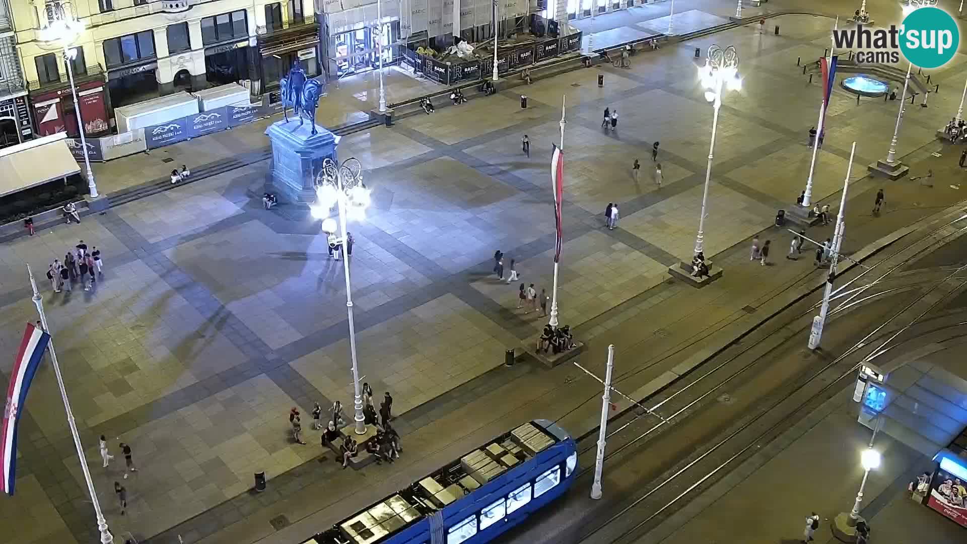 LIVE Webcam Zagreb Hotel Dubrovnik | Ban Jelačić square