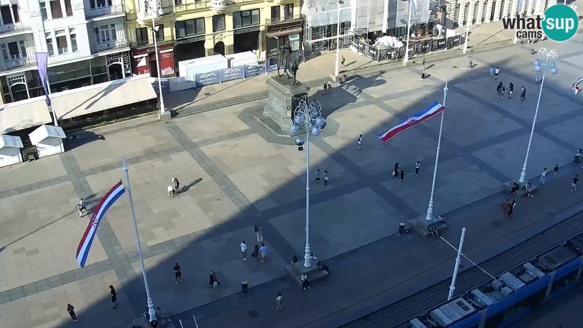Ban Jelačić Platz  Live webcam Zagreb – Hotel Dubrovnik