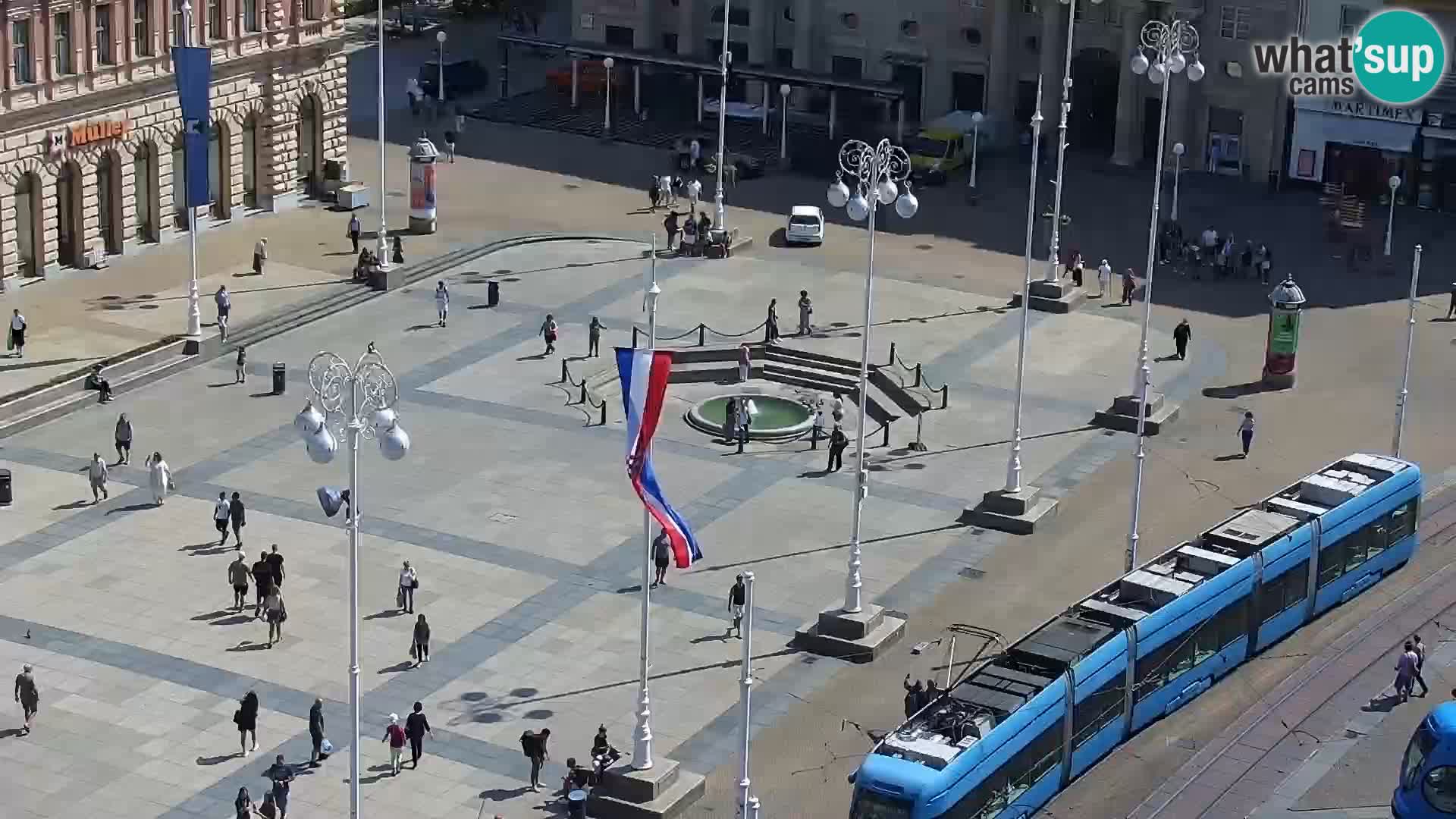 LIVE Webcam Zagreb Hotel Dubrovnik | Ban Jelačić square