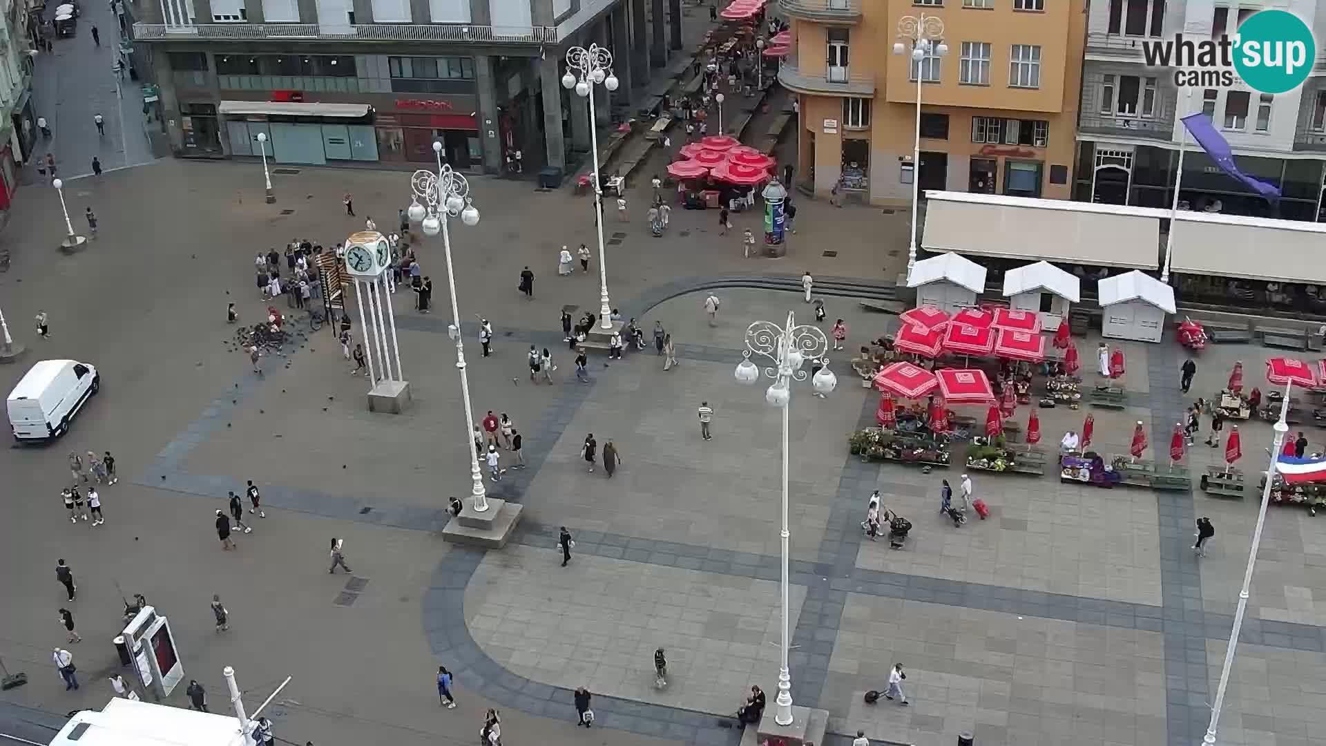 Ban Jelačić Platz  Live webcam Zagreb – Hotel Dubrovnik