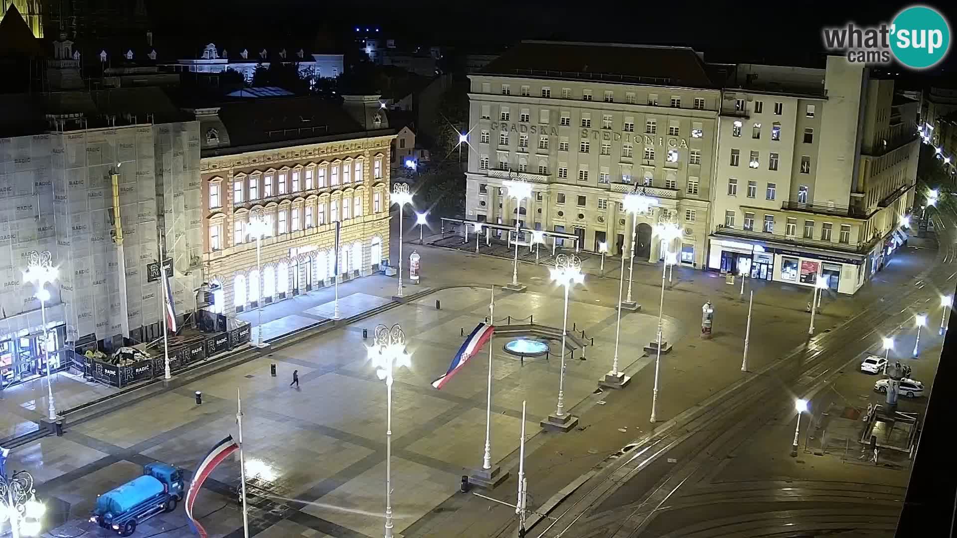 Plaza Ban Jelačić camera en vivo Zagreb – Hotel Dubrovnik