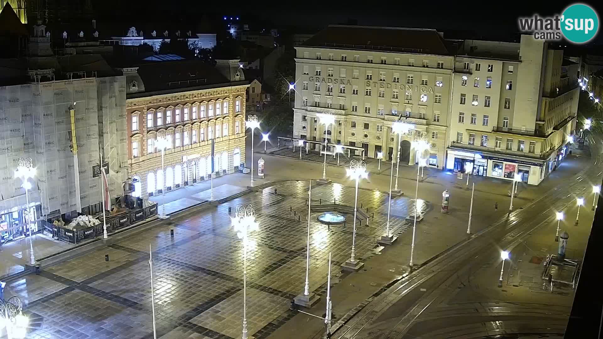 Piazza Ban Jelačić livecam Zagreb – Hotel Dubrovnik