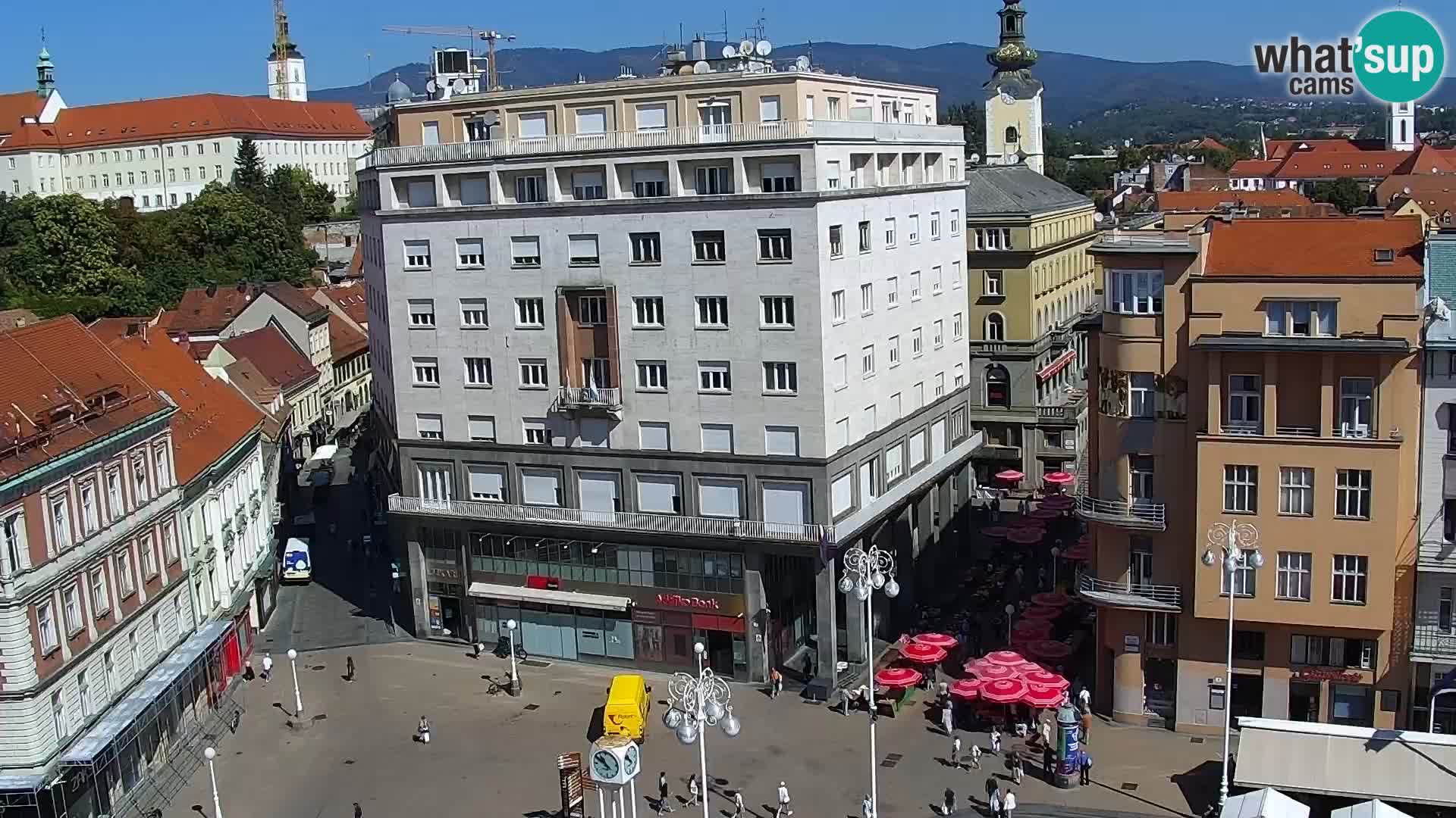 Plaza Ban Jelačić camera en vivo Zagreb – Hotel Dubrovnik