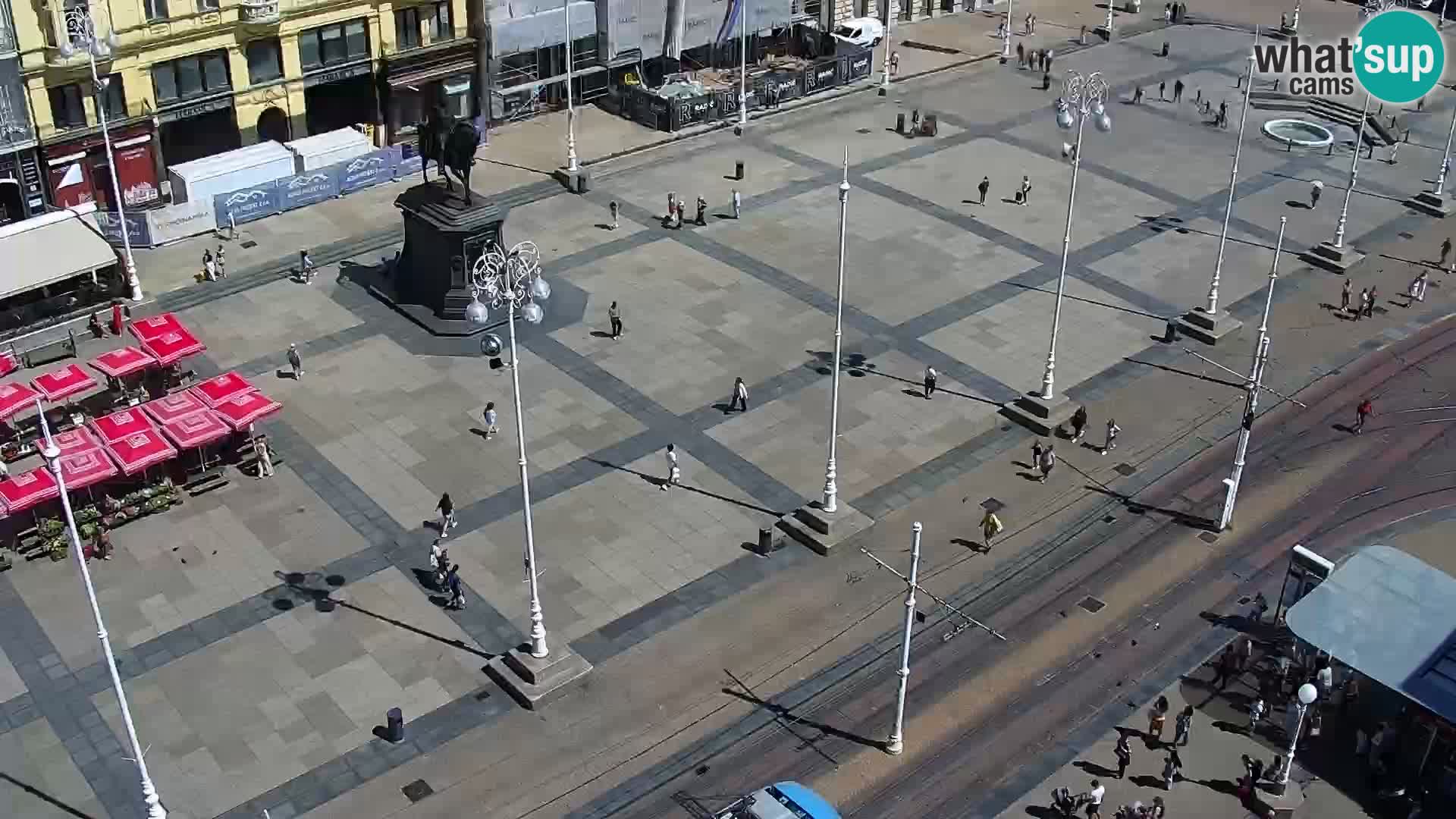 Ban Jelačić Platz  Live webcam Zagreb – Hotel Dubrovnik