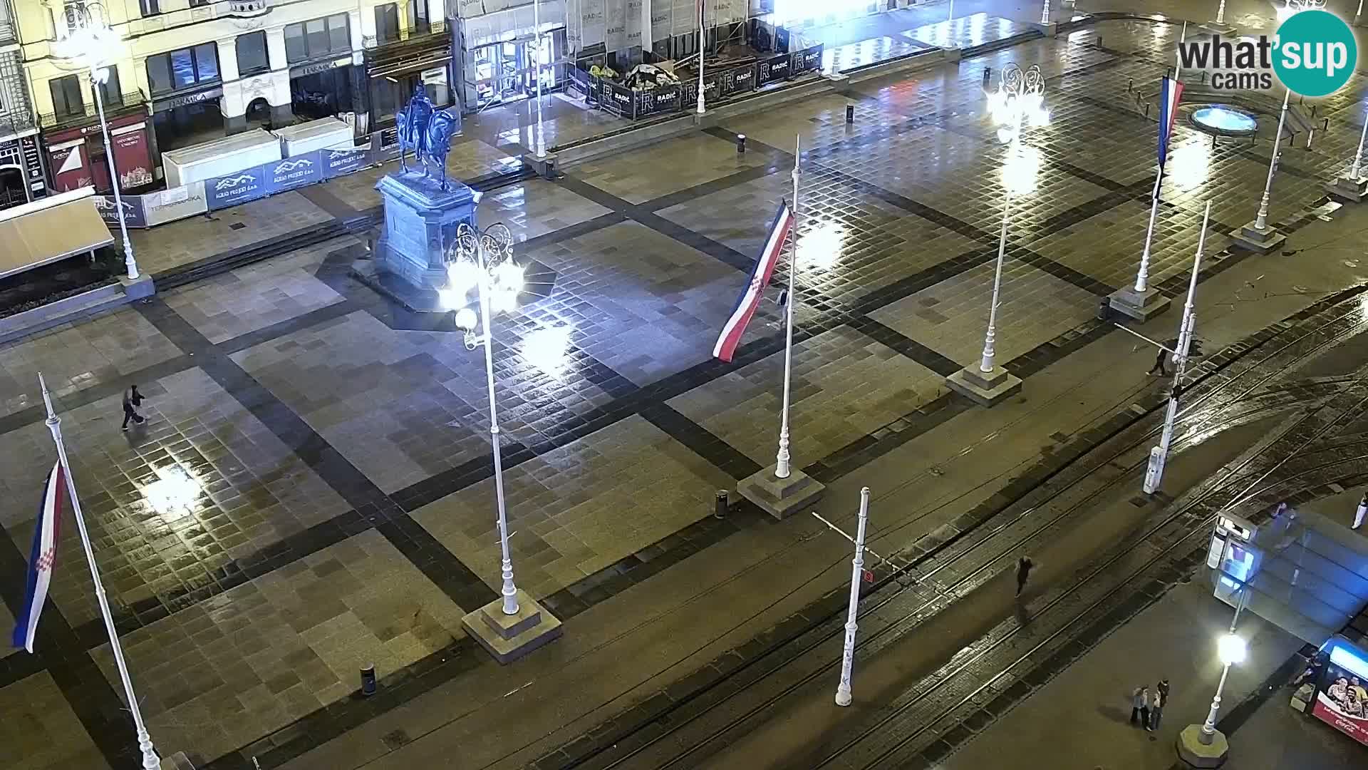 LIVE Webcam Zagreb Hotel Dubrovnik | Ban Jelačić square