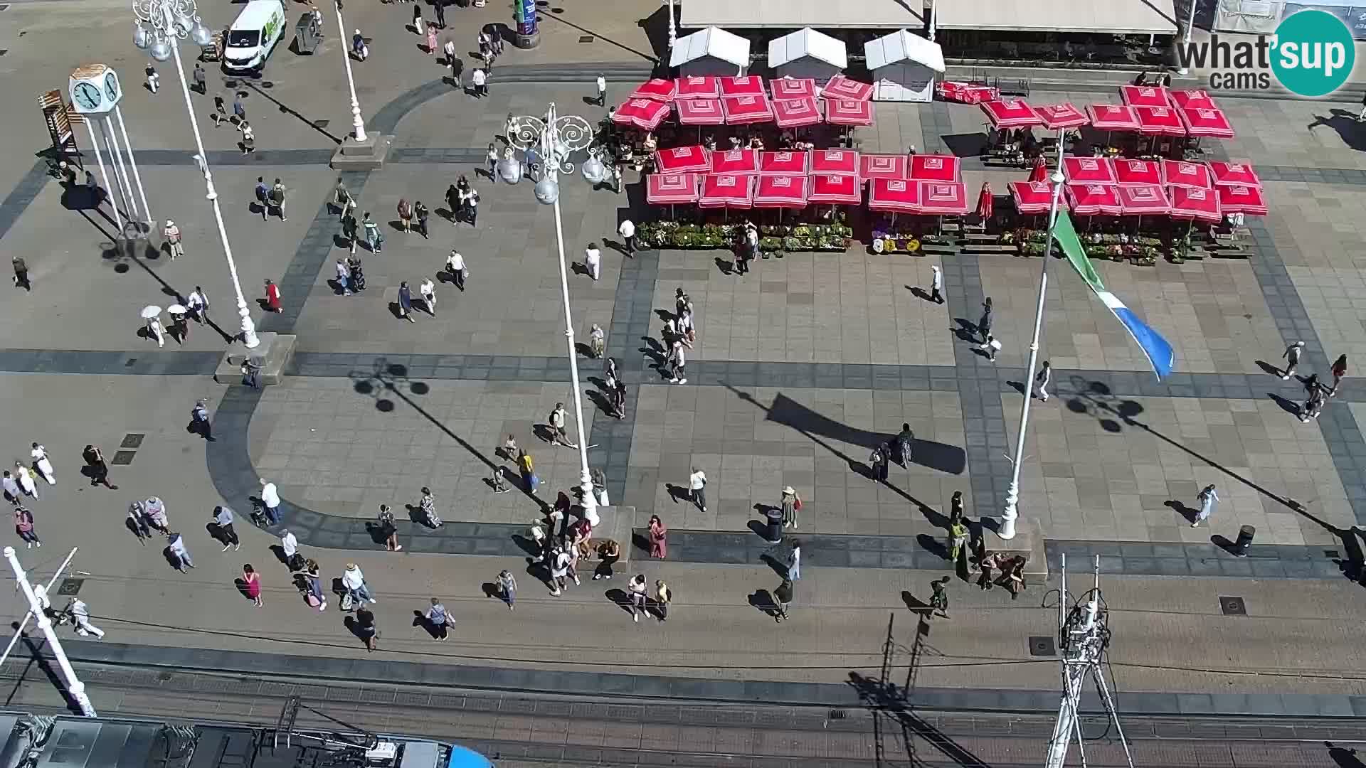 Piazza Ban Jelačić livecam Zagreb – Hotel Dubrovnik