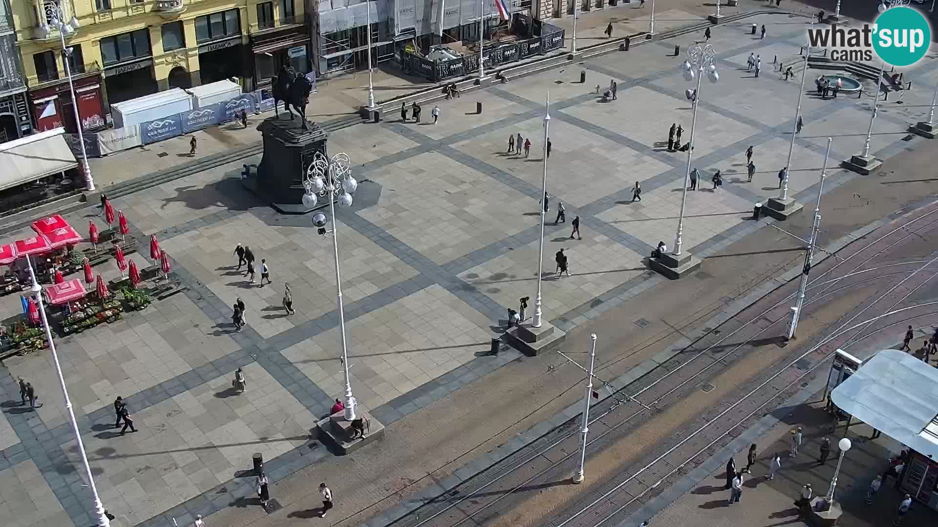Piazza Ban Jelačić livecam Zagreb – Hotel Dubrovnik