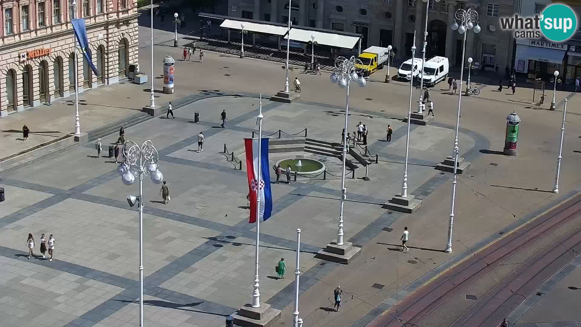 Ban Jelačić Platz Live webcam Zagreb – Hotel Dubrovnik