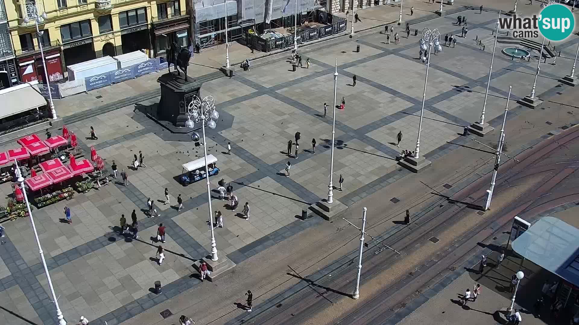 Trg Bana Jelačića web kamera Zagreb – Hotel Dubrovnik