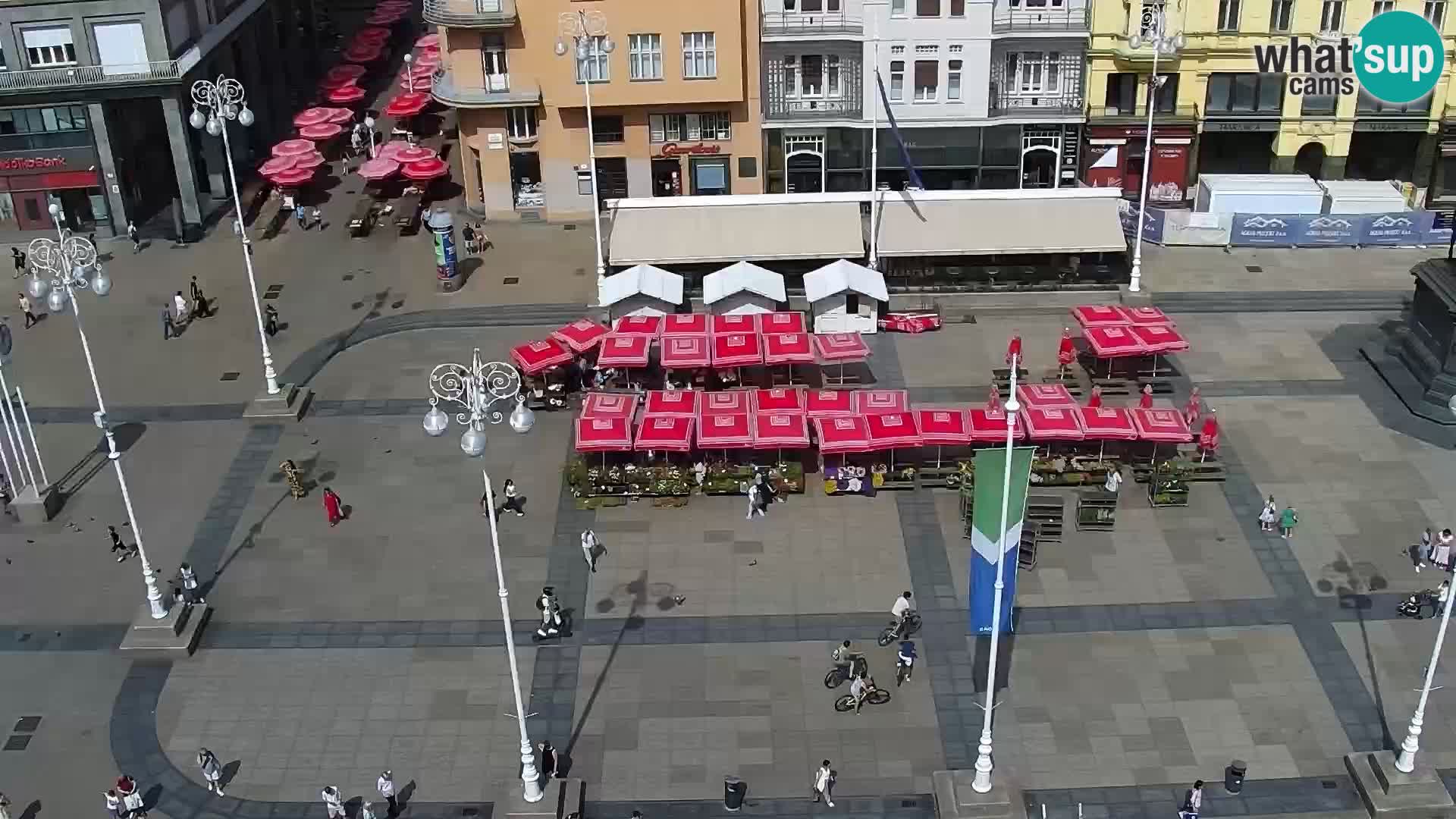 Ban Jelačić Platz  Live webcam Zagreb – Hotel Dubrovnik