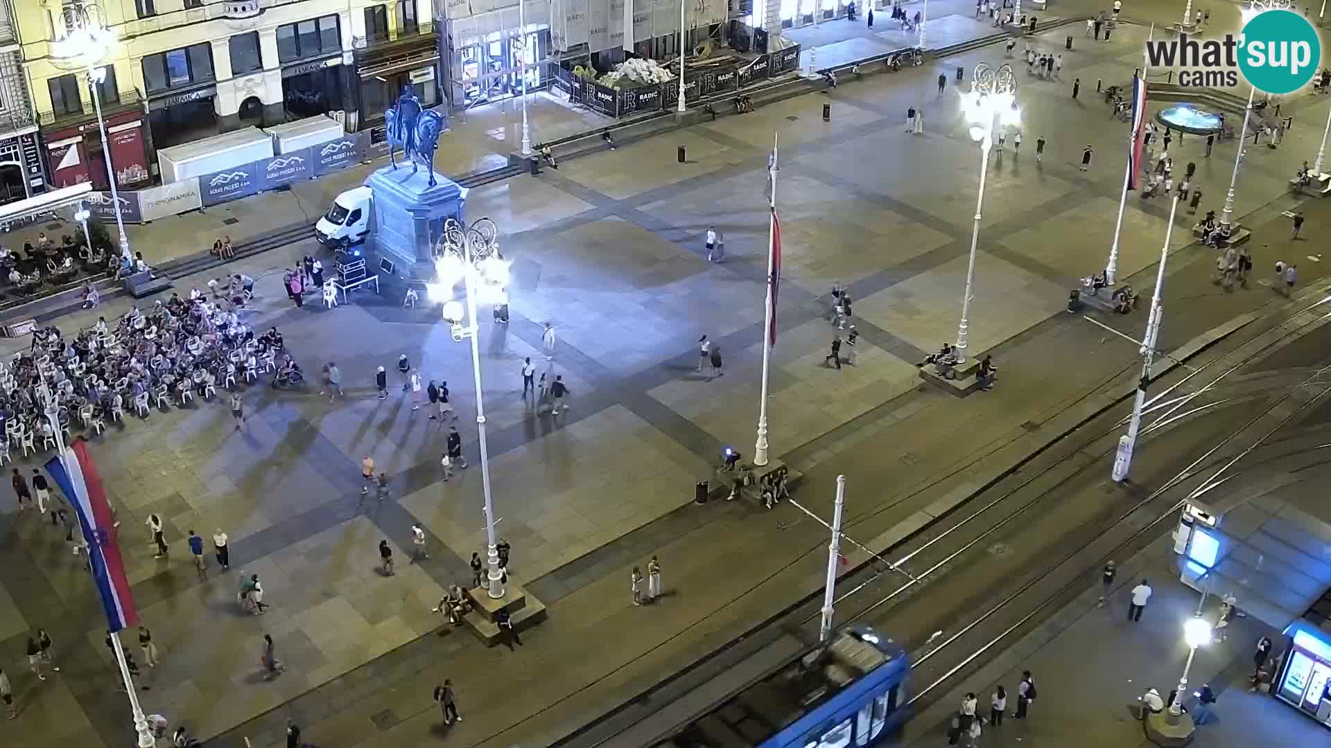 LIVE Webcam Zagreb Hotel Dubrovnik | Ban Jelačić square