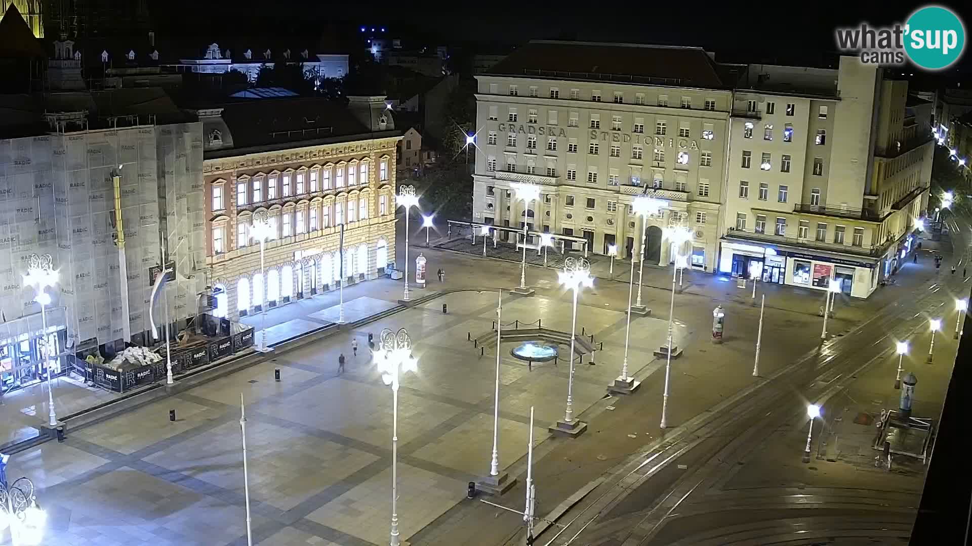 Ban Jelačić Platz  Live webcam Zagreb – Hotel Dubrovnik