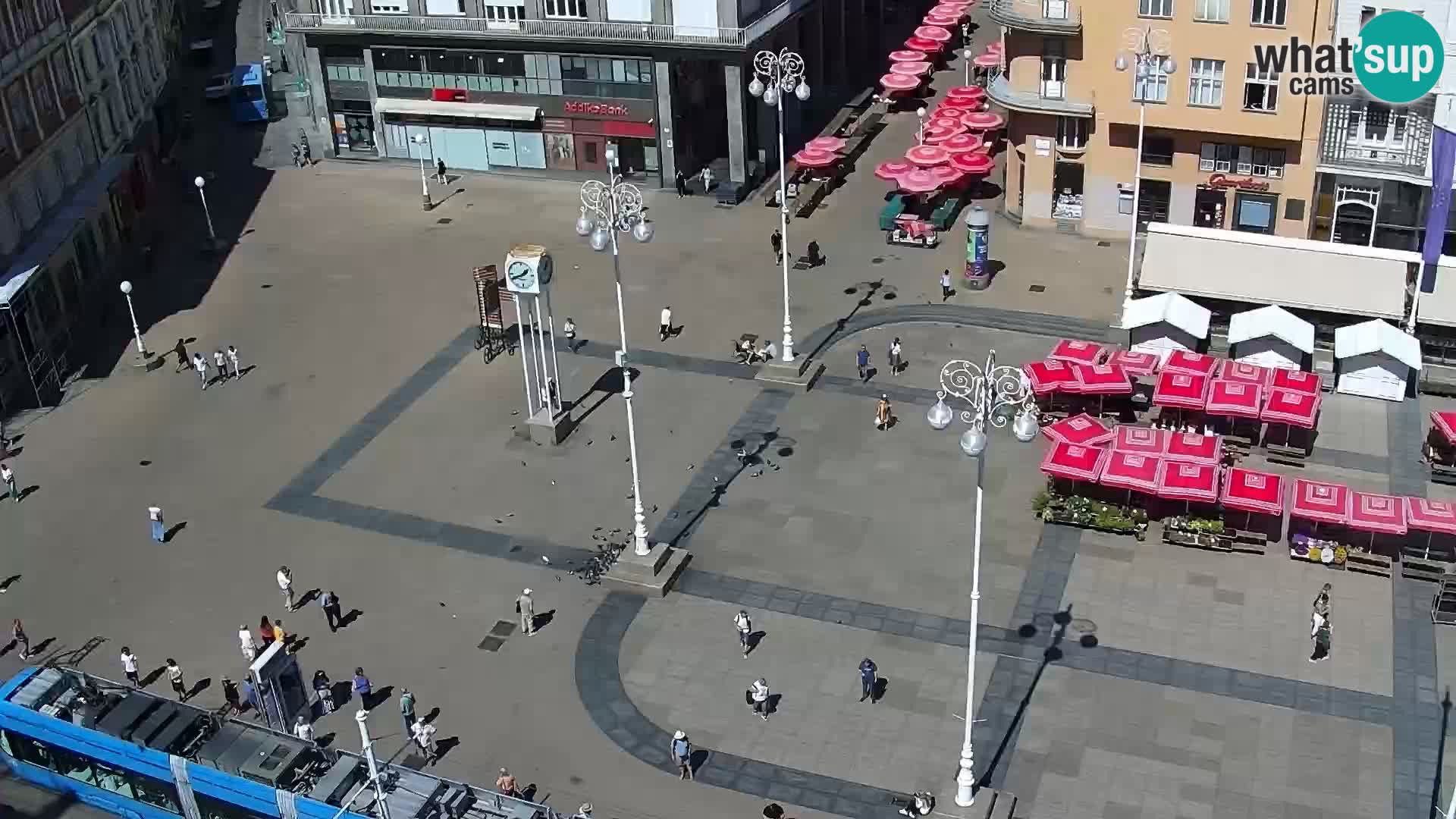 LIVE Webcam Zagreb Hotel Dubrovnik | Ban Jelačić square