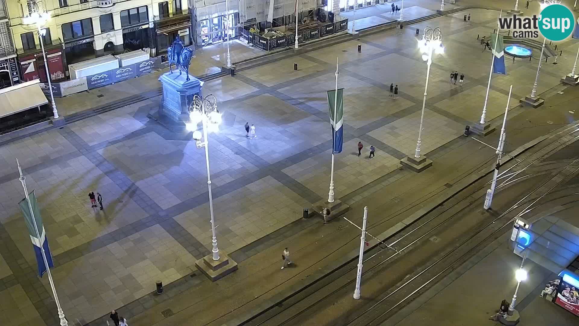 Ban Jelačić Platz  Live webcam Zagreb – Hotel Dubrovnik